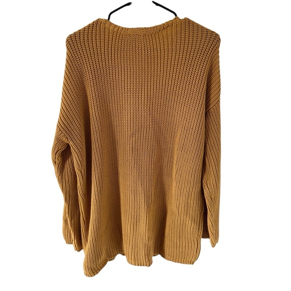 Jenni Kayne Cotton Cabin Sweater in Mustard - Picture 7 of 10